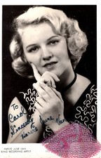 Harvie June Van SIGNED AUTOGRAPHED 3.5x5.5 Photo with Fabric Swatch