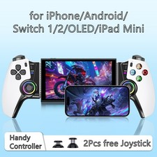 Wireless Gaming Phone Controller for iPhone/Android/Switch 1/2/OLED/iPad Mini