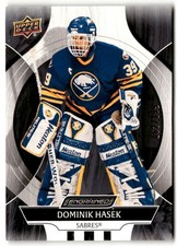 Dominik Hasek 2024-25 UD Engrained Icons Ebony /199 #70 Buffalo Sabres