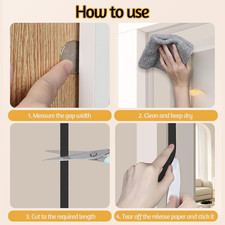 16.4 Feet Foam Weather Stripping Tape,2 Inch W x 1/4 Inch T,High Density Insu...