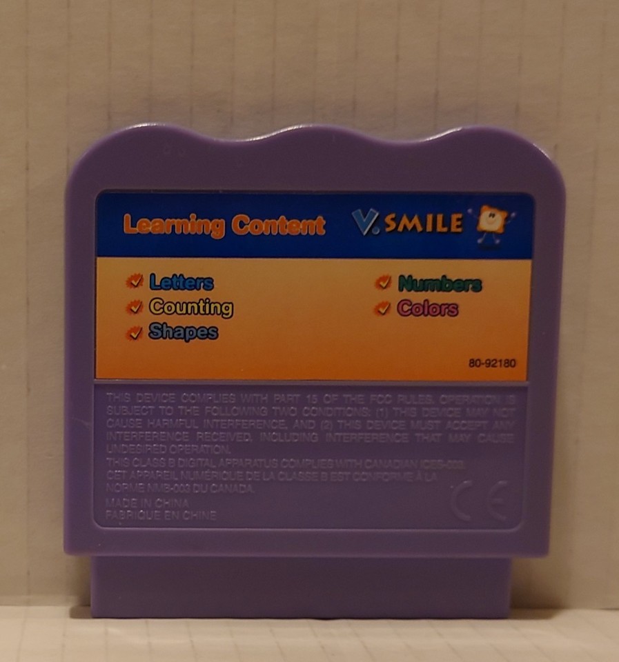 VTech VSmile learning system CareBears A lesson in Caring game works ...