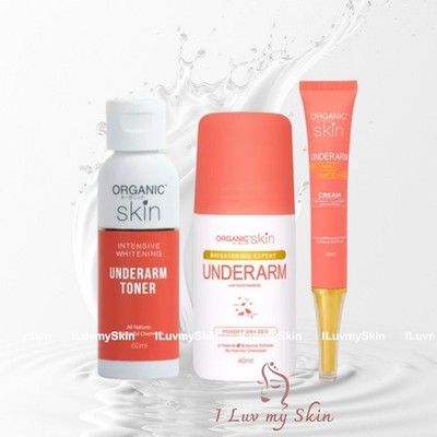 Organic Skin Intensive Underarm Whitening  3 Steps Kit