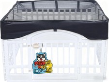 Dog Playpen Mesh Top Cover, Play Pen Not Included Fits 36 in Inch Pet Playpen