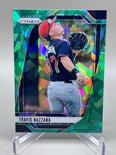 2025 Panini Prizm Travis Bazzana Green Cracked Ice #29 Cleveland Rookie!⚾️🔥
