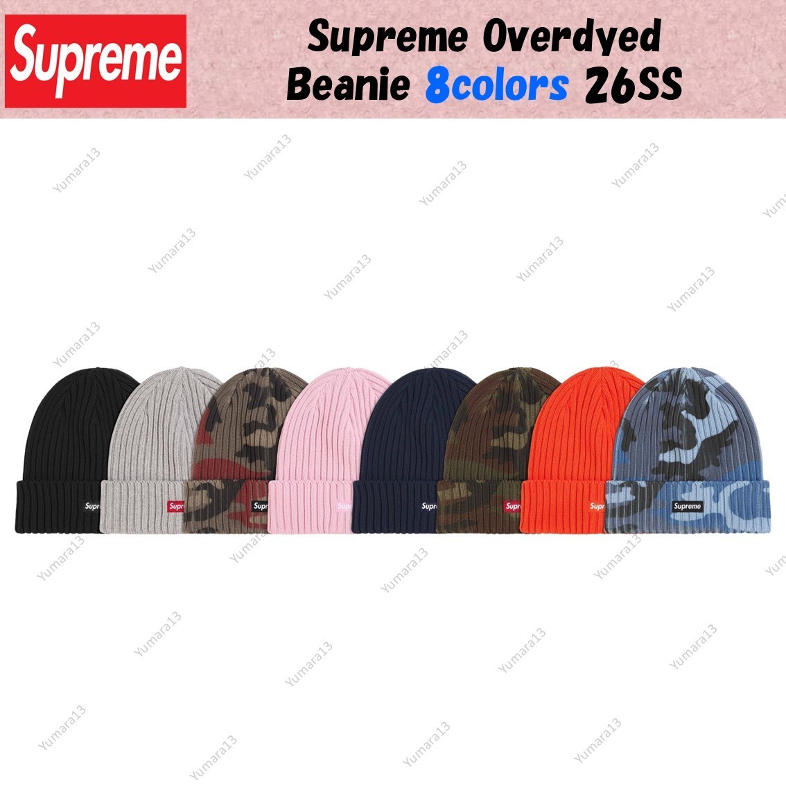 Supreme Overdyed Beanie 8colors 26SS | eBay