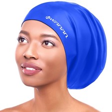 Extra Large Silicone Swim Cap For Long Hair And Protective Styles Dreadlocks