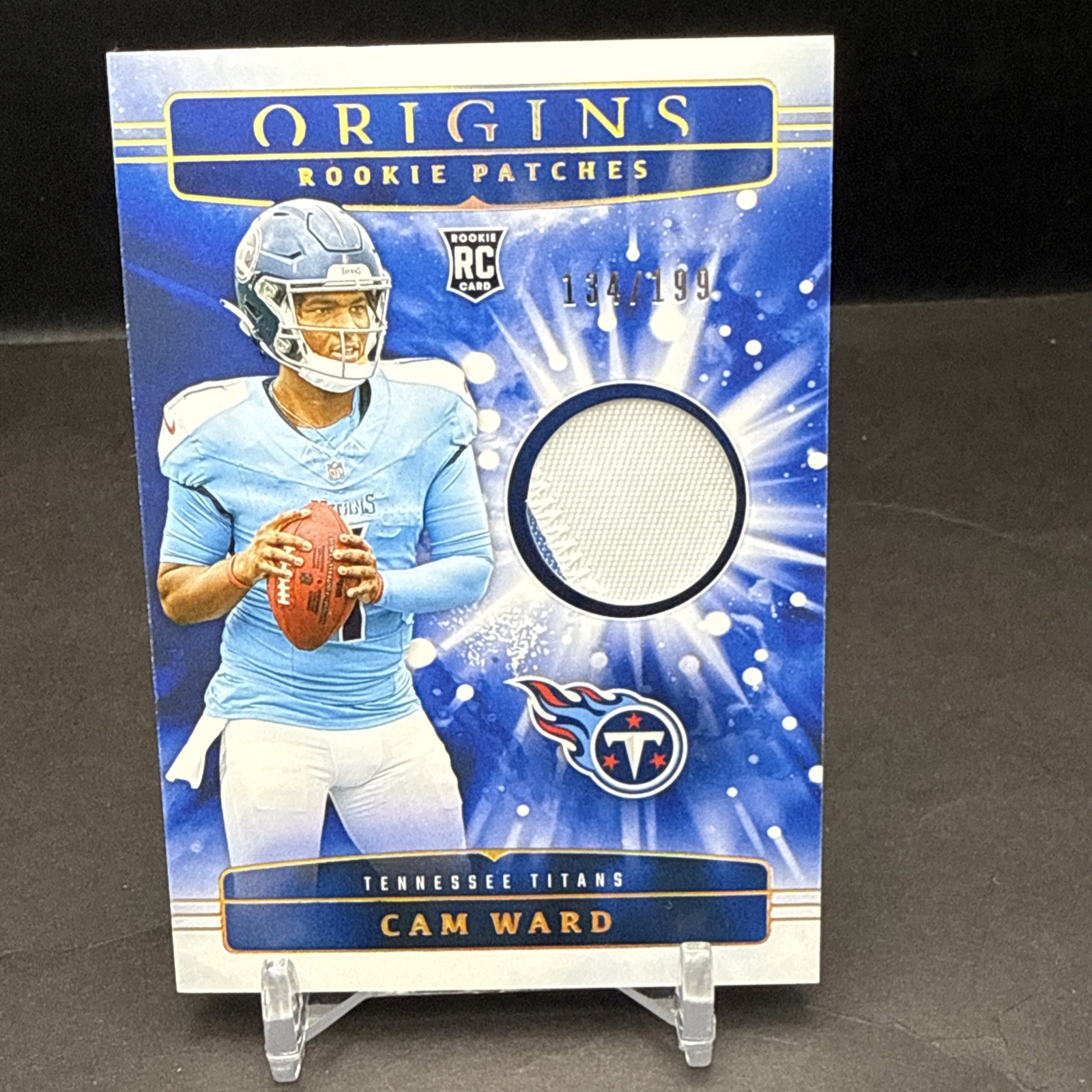 Cam Ward Panini Origins Rookie Patches #RPHCWD Base