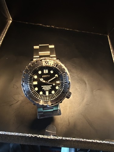 Seiko Mod tuna 47 mm nh35 seiko new free silicon seiko strap - Imagen 4 de 8