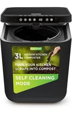 NutriChef Food Waste Bin - 3 Quart Compost Bin for Countertop,