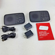 HO-Smart 2-Way Full Duplex Wireless Intercom 2-Set 1300ft EUC