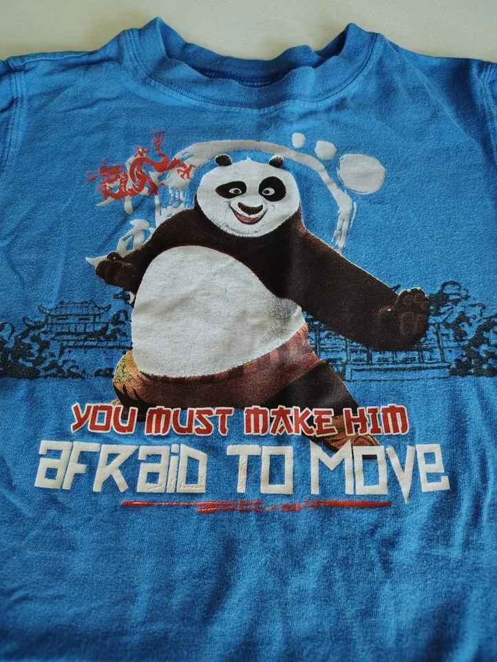 Kids 4t/5t Kung-fu Panda Long sleeve Cotton Shirt - Image 2 of 4