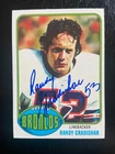 Randy Gradishar Autographed 1976 Topps Football ROOKIE Card #257  Broncos HOF