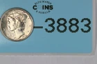 1945-S GEM BU 10C MERCURY HEAD SILVER DIME Early US Type RAW-3883