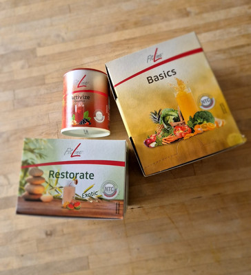Fitline Optimalset   Basics + Activize Oxyplus + Restorate Exotic   Vitamine uvm