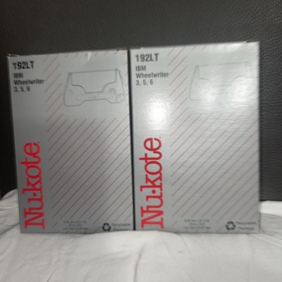 Lot Of 4 Nukote B192 IBM Wheelwriter Tapes 3,5,6 New Sealed