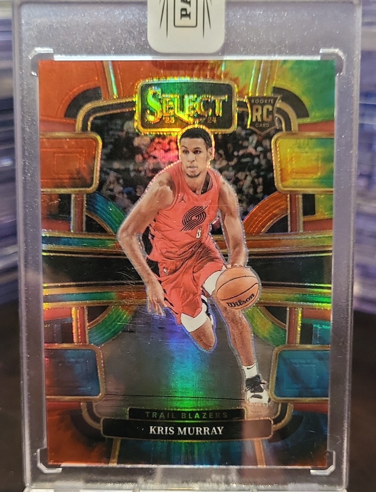 2023-24 Panini Select - Concourse Kris Murray #91 Tie-Dye Prizm 01/25 (RC)