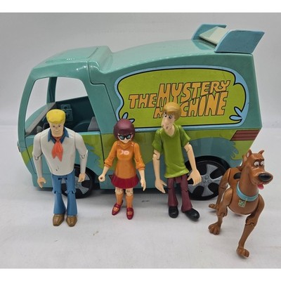 2007 Scooby Doo Hanna Barbera Thinkway Thinking Toy Mystery Machine w/ Figures