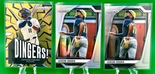 2025 Panini Prizm Jackson Chourio “Dingers!” + Silver & Base #108 Brewers Lot-3