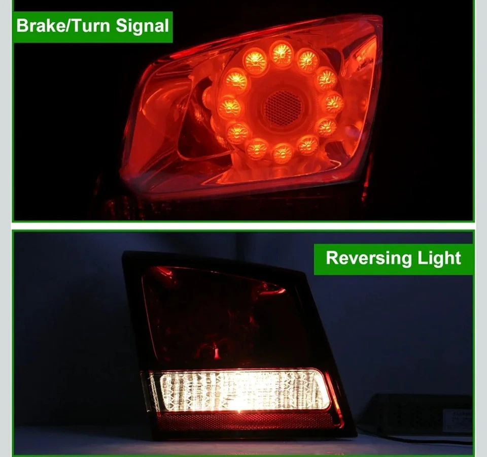 Luz trasera izquierda del lado del conductor LED compatible con Dodge Journey 2011-2020 cola interior Foto 3 de 4