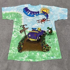 Vintage Grateful Dead Liquid Blue Shirt MINT* Spring Tour AOP Rare Tie Dye RARE