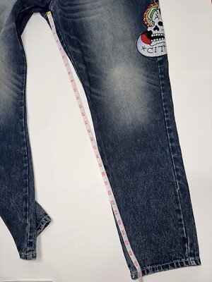 パンツ Sculptor X Ed Hardy Cracked Angel Denim ?media_id