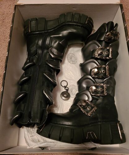 New Rock Platform Boots Metal Cyber Goth - image 1