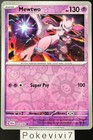 Carte Pokemon MEWTWO 059/142 REVERSE EV7 Ecarlate et Violet 7 SCR FR NEUF