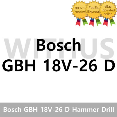 Bosch GBH 18V-26 D 18V Handle Cordless Rotary Hammer Drill Bare Tool w/L-Boxx