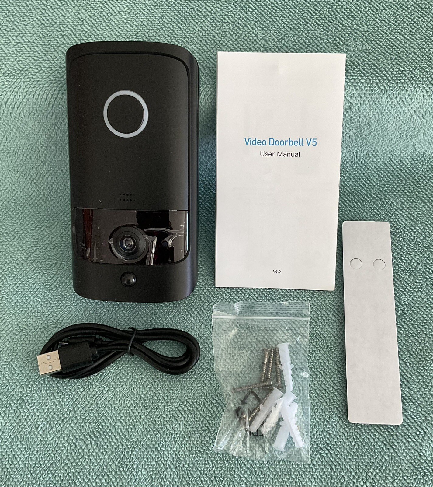 Video Doorbell V5 PIR Motion Sensor,Infrared LEDx6, Light Sensor, WideAngle Lens-image