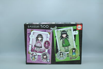   Educa Santoro Gorjuss Sugar and Spice The Scarf Puzzle 2x 500 Teile jigsaw 