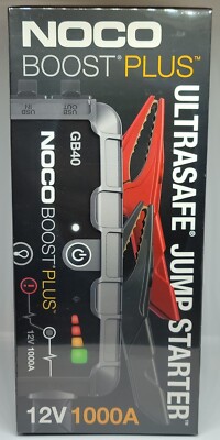 NOCO GB40 Boost Plus 1000 Amp 12V UltraSafe Lithium-Ion Battery Jump Starter