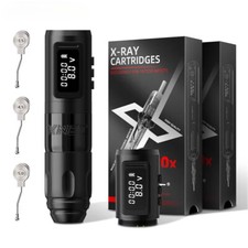 Wireless Tattoo Machine 1800mAh Battery Extra 3.5/4.5/5.0mm Stroke Tattoo Artist