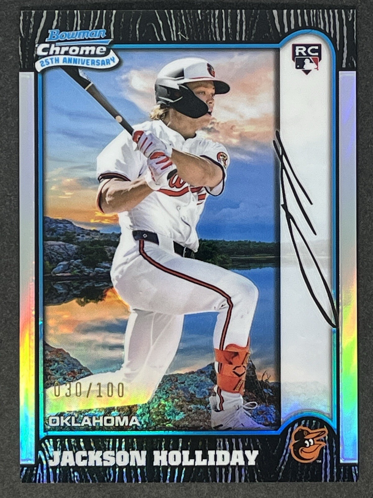 2024 Bowman Chrome Jackson Holliday 1999 International /100 #BI25-15 Orioles