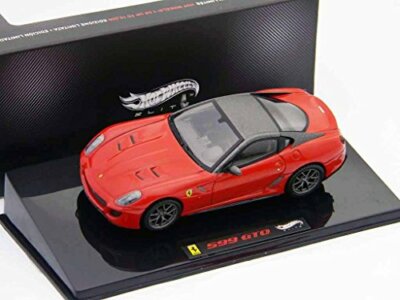 ミニカー Hot Wheels Ferrari 599 GTO 1:43 Ferrari 599 Gto Red Elite Collection 1:43 Model T6267 HOT WHEELS