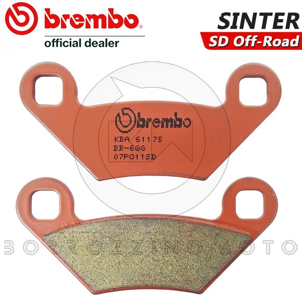 BremsbelÄGe Hinten Brembo Sinter Sd Polaris Sportsman 850 Xp 2010-image