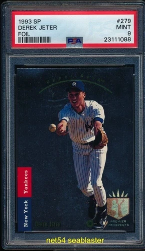 1993 UPPER DECK  SP Foil #279 Derek Jeter RC rookie card PSA 9 MINT NY Yankees