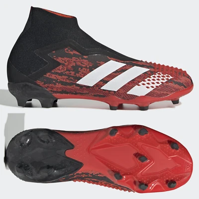 Adidas Predator Mutator 20+ FG Junior Fußballschuhe Jungen Mädchen schwarz rot GRÖSSEN