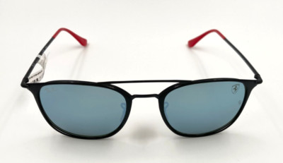 *NEW* RAY BAN SCUDERIA FERRARI COLLECTION 0RB3601M F02230 SUNGLASSES - BK/GN/SIL