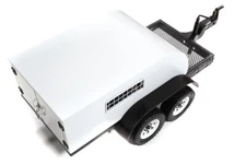 Realistic 1/10 Size Enclosed Trailer 505x245x160mm for Scale Crawler Truck