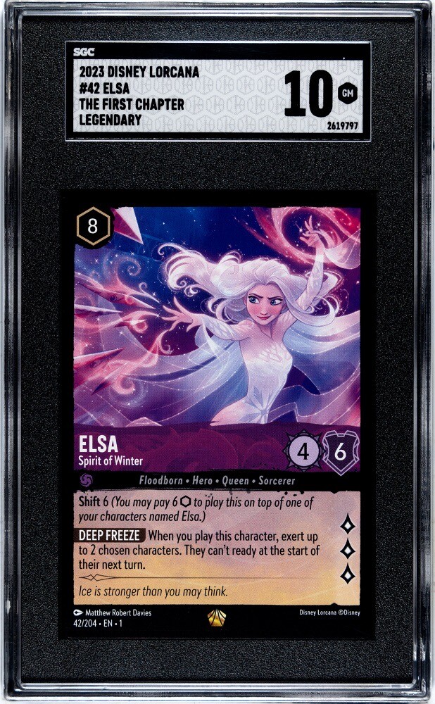 エルサ ロルカナ エンチャンテッド psa10 Auction Prices Realized Tcg Cards 2023 DISNEY LORCANA EN 1