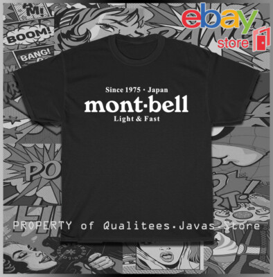 New Montbell Light & Fast Equipment Men's T-Shirt American Size S-5XL T-Shirt