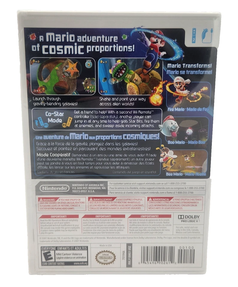Super Mario Galaxy (Nintendo WII, 2011) Brand New Factory Sealed US Version - Image 2 of 4