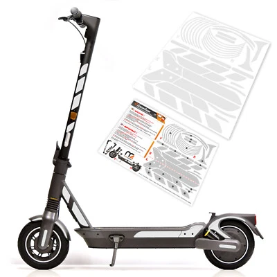 M2MEDIEN Aufkleber Bogen / Sticker Set geeignet für Segway Ninebot MAX G2D G2 E-Scooter