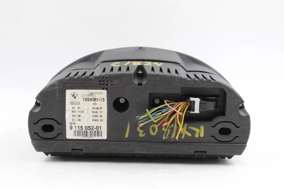 Grupo de velocímetros 106 k millas MPH mercado de Estados Unidos compatible con BMW Z4 2006-2008 OEM #33773 Foto 2 de 4