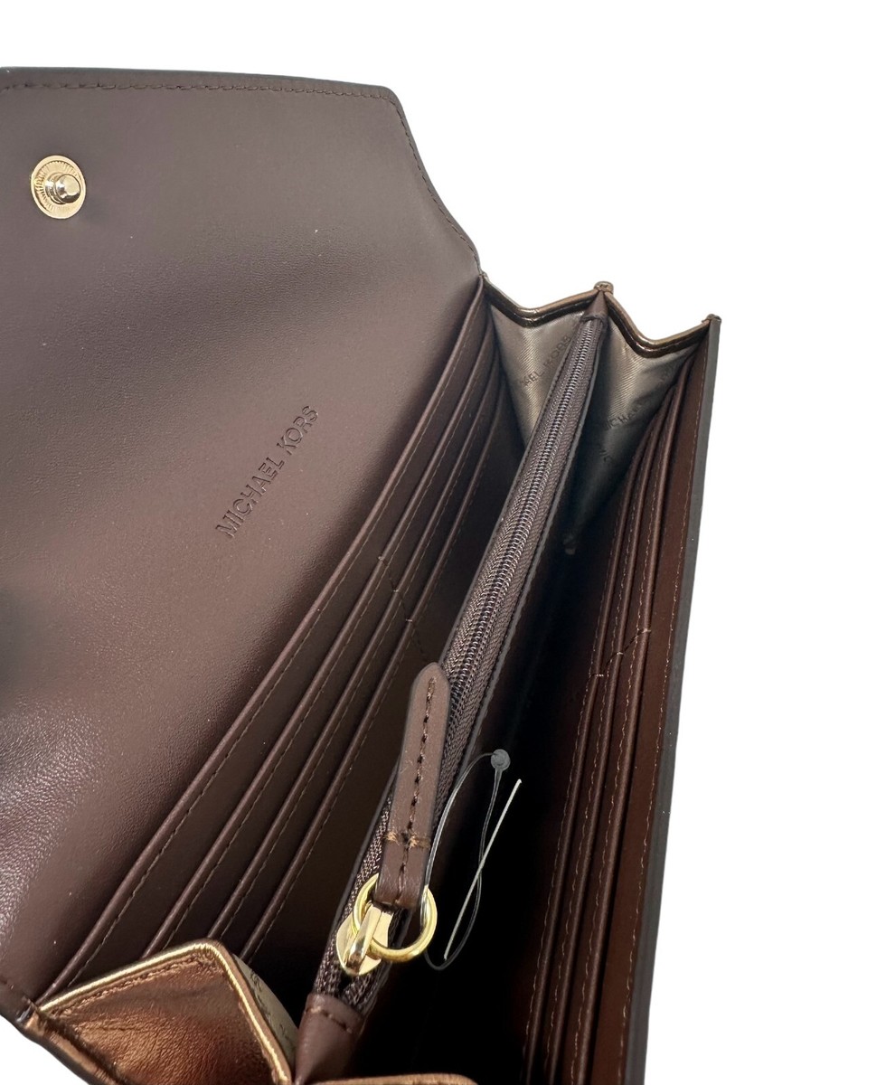 Michael Kors Jet Set Travel Large Envelope Continental Wallet 
