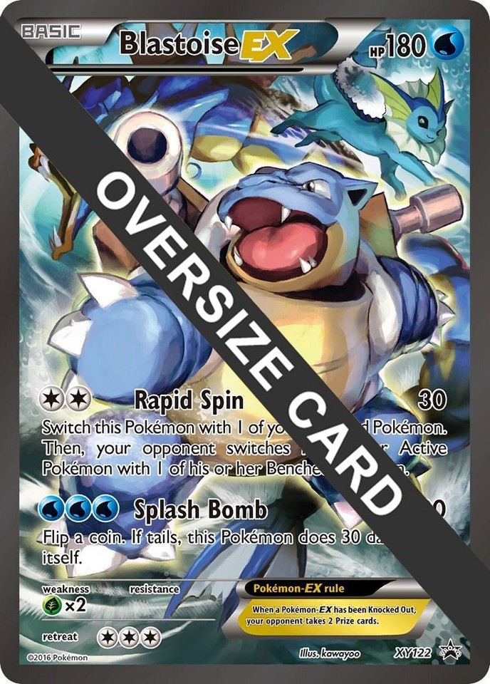 英語版 ポケモンカード カメックスEX XY122 プロモ Blastoise ex XY122 Jumbo Cards for sale | eBay