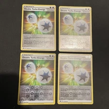 Double Turbo Energy 151/172 Pokemon Card Playset Of 4 Cards TCG Playable