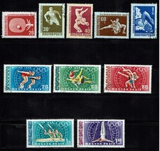 Hungary 1958 Sports & 1968 Olympics - CTO