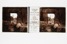 Baalbek Libanon Syrien Plakette Stereo Verascope Richard Vintage