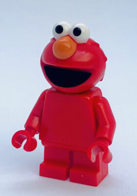 LEGO  - Minifigur - Ideas - idea074 - Elmo - Sesamstraße 123 (21324) Neu
